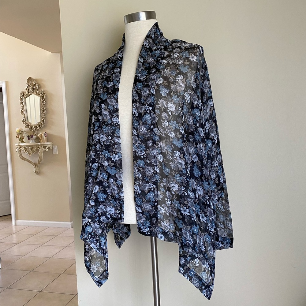 Shrug cardigan jacket chiffon